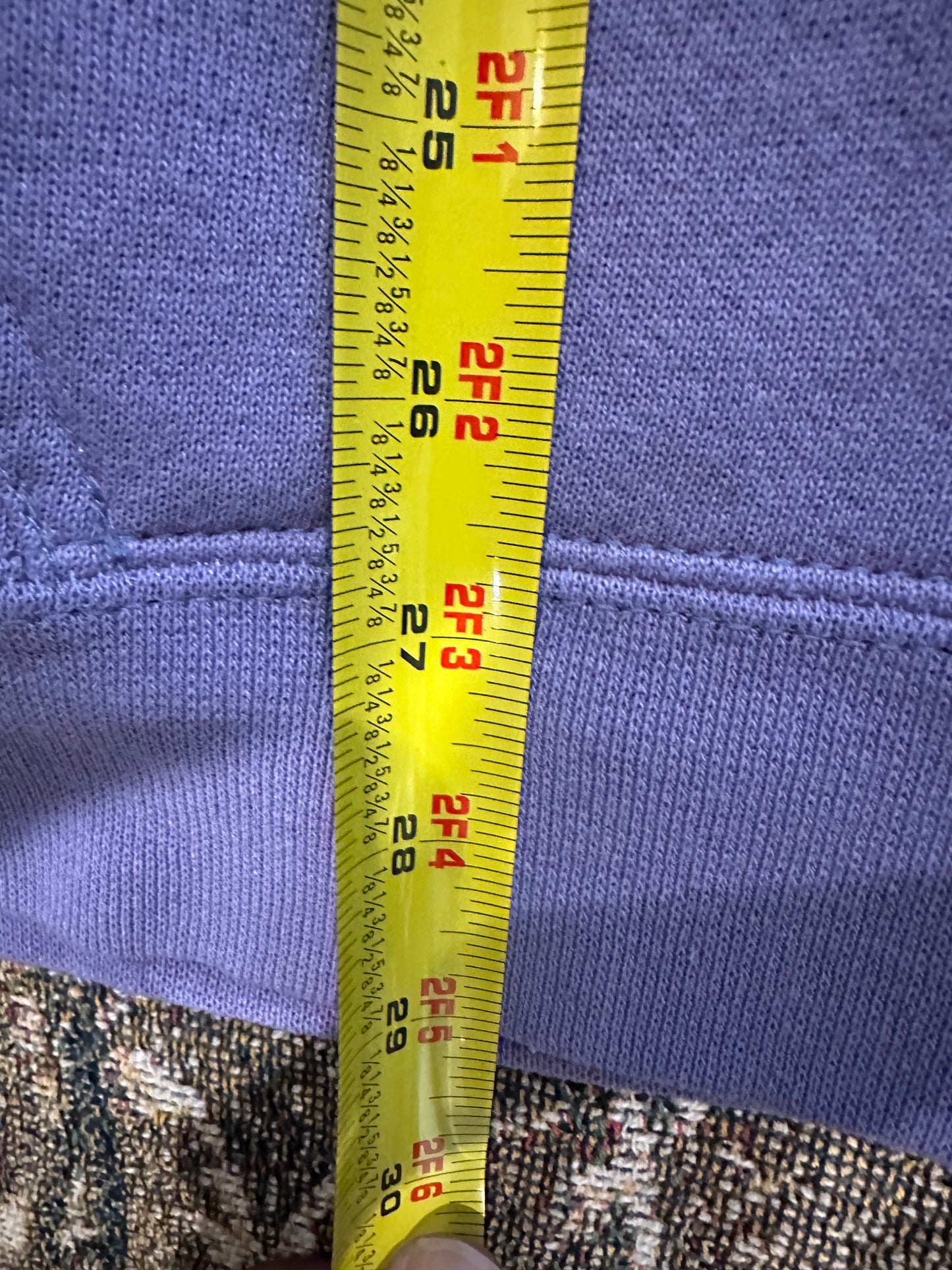 Vintage lavender tultex zip up hoodie 1990s