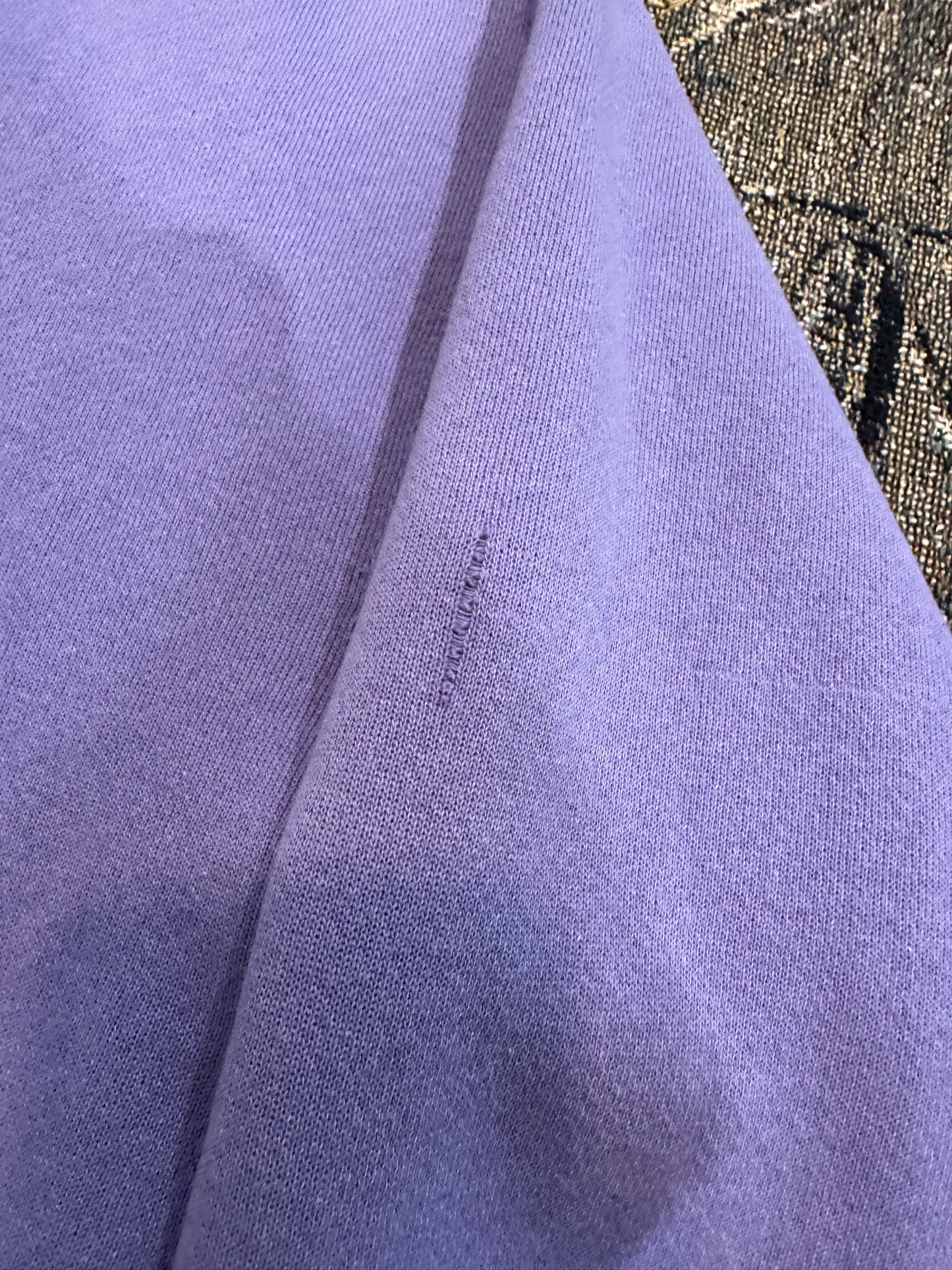 Vintage lavender tultex zip up hoodie 1990s