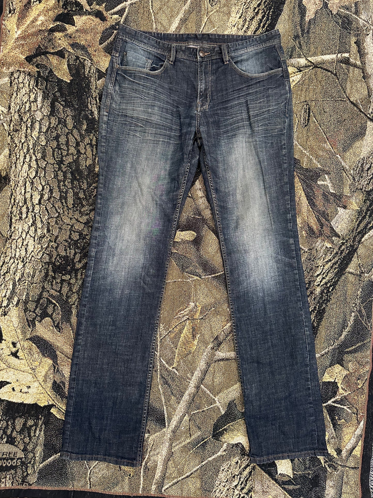 Y2k bufallo denim jeans (extra long)