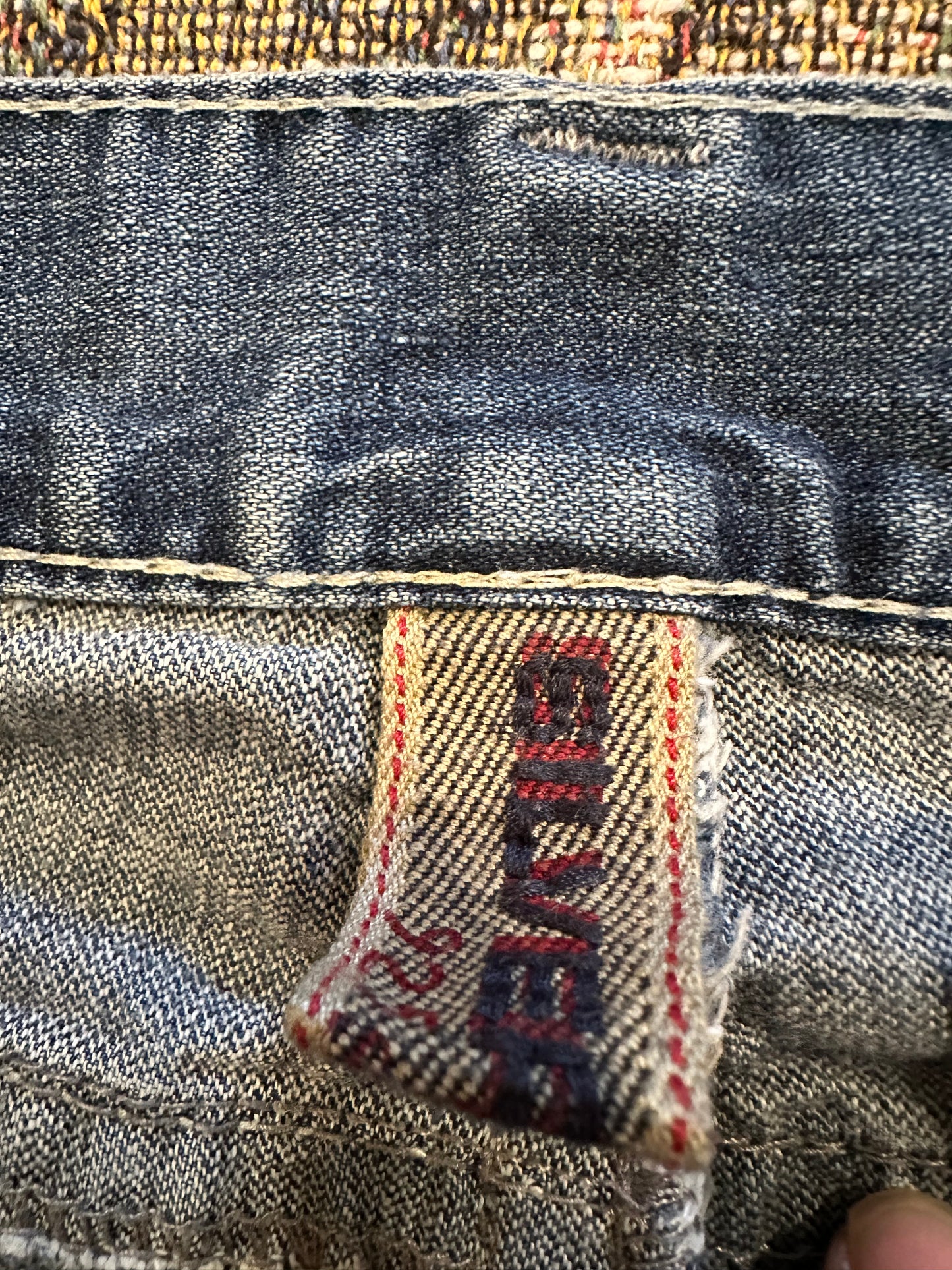 Y2k Silver Baggy flared denim jeans