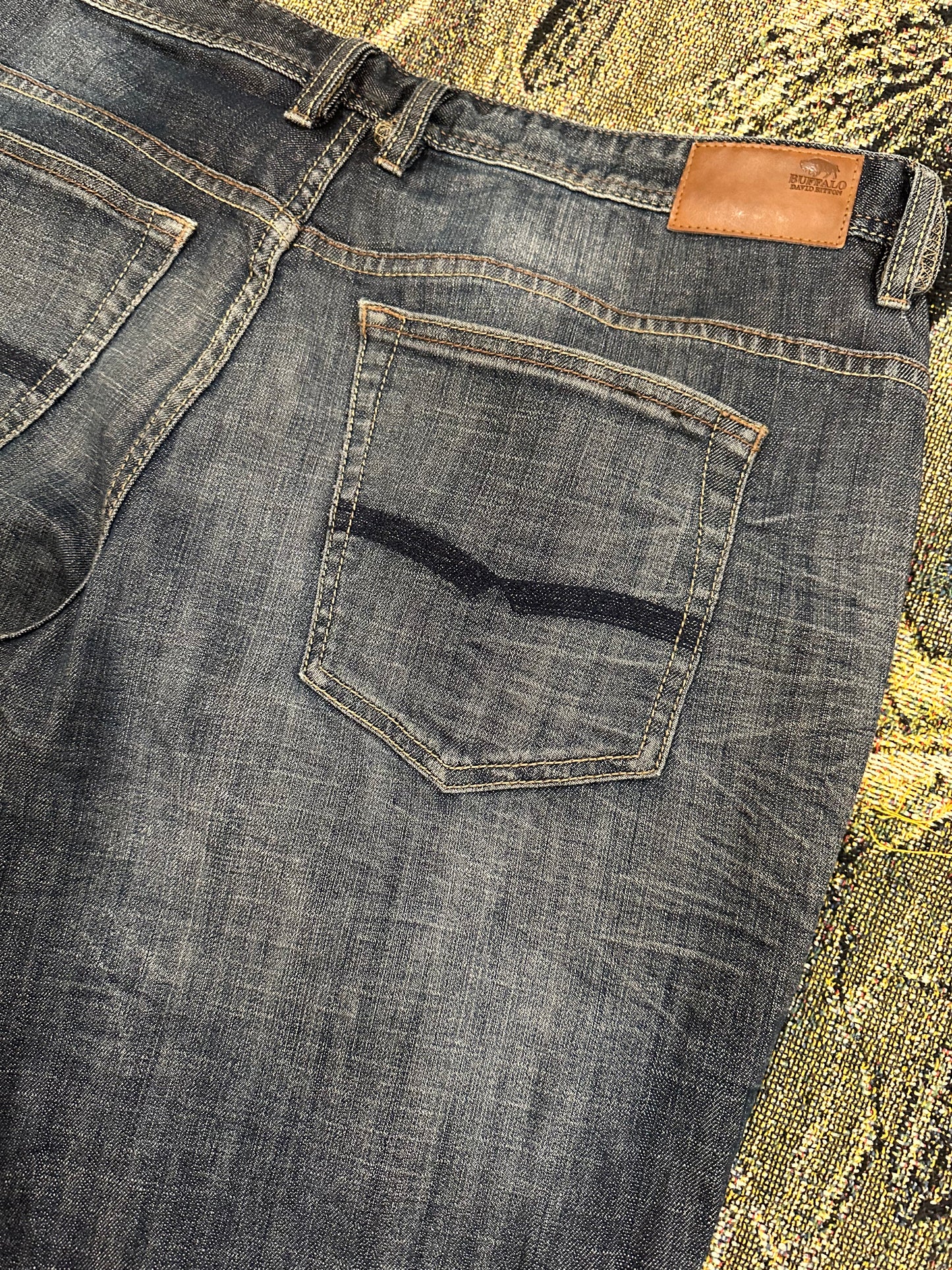 Y2k bufallo denim jeans (extra long)