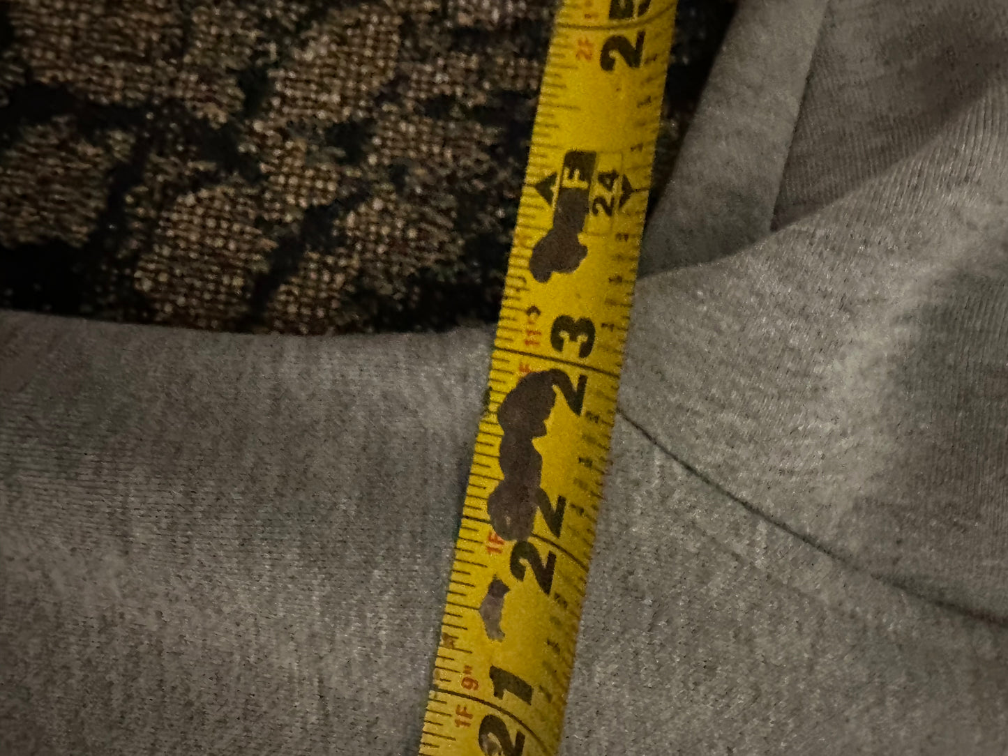 Grey zip up hoodie