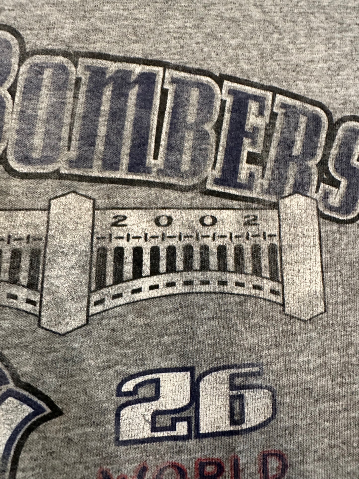 Vintage 2002 NY giants “Bronx bombers” T
