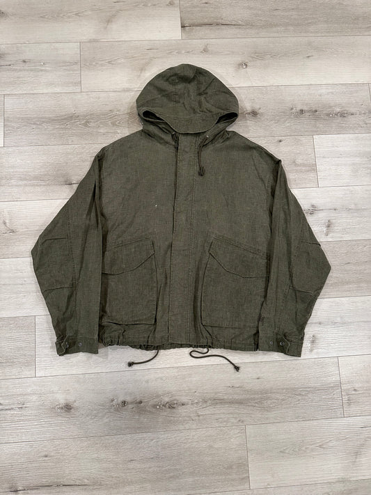 Stussy SHORT PARKA WAXED LINEN