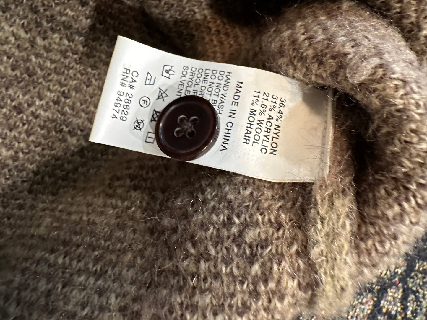 (M) Stussy wobbly check sweater vest