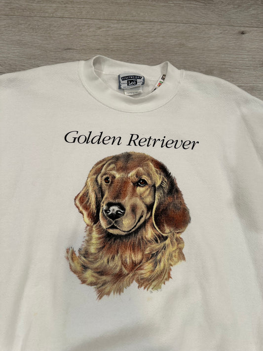Vintage 90s golden retriever sweatshirt