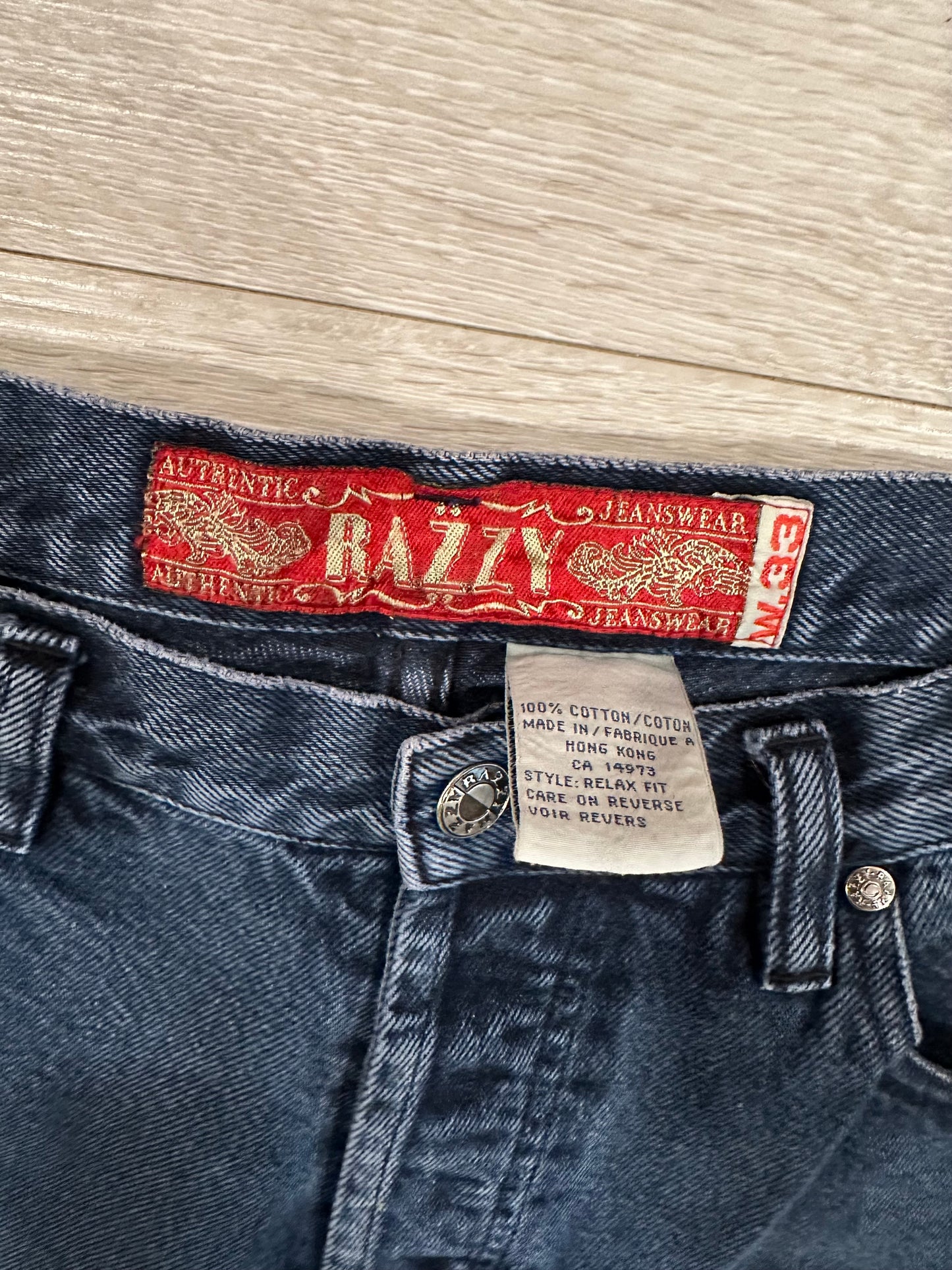 Razzy denim jeans 34x33