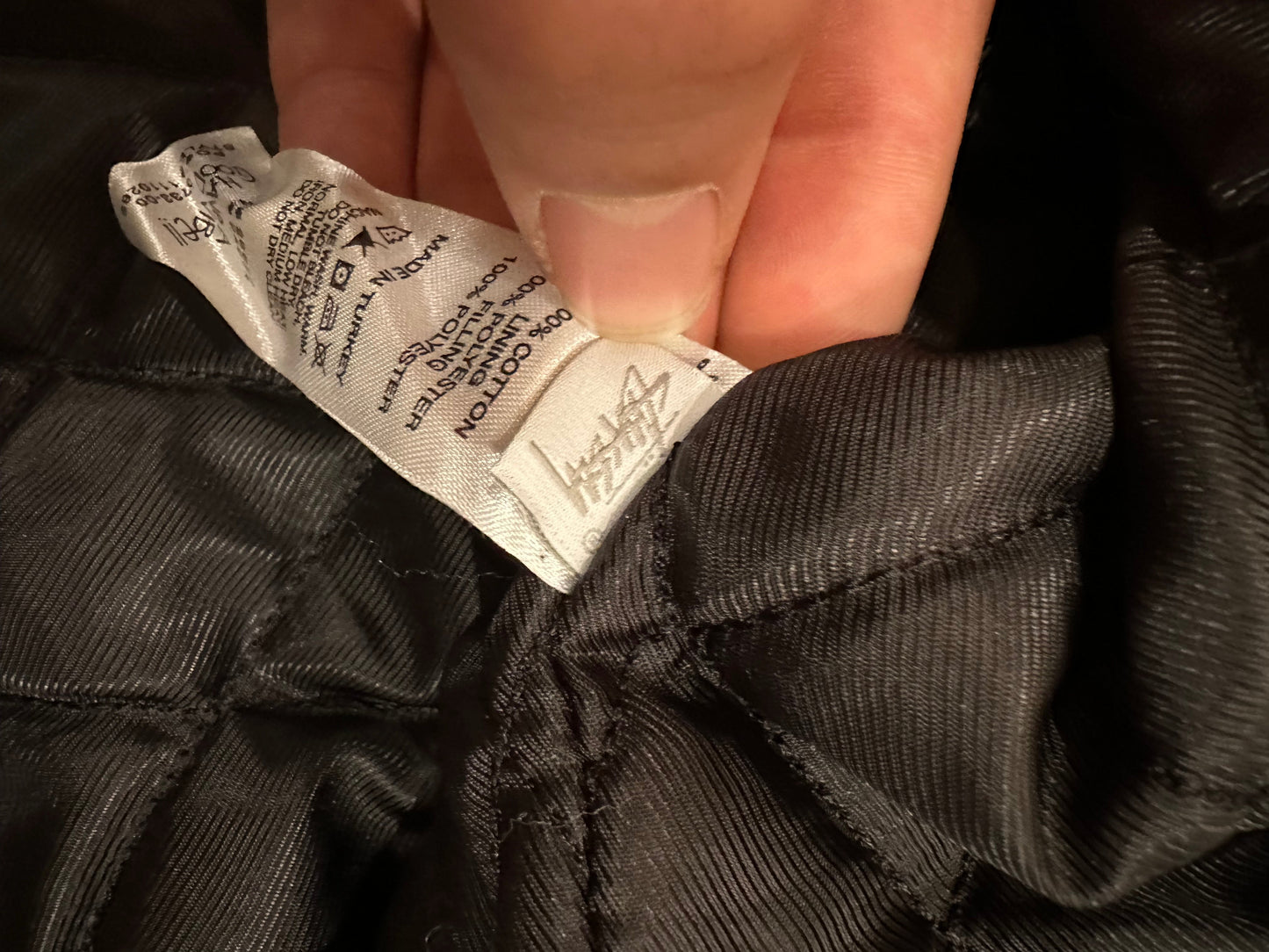 (L) Stussy Cord Quilted Overshirt