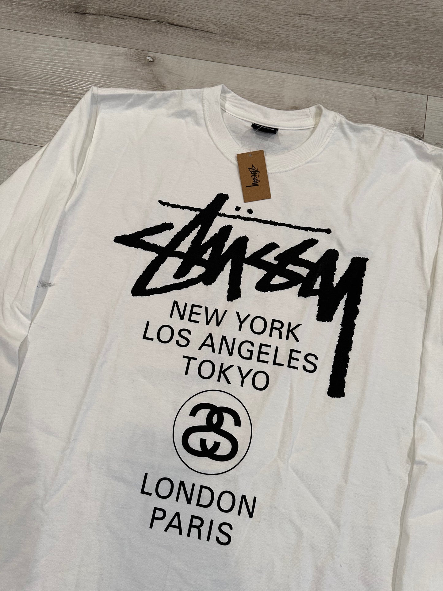 (L) STUSSY LS SHIRT