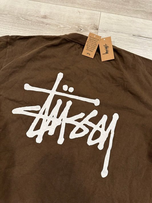 (L) STUSSY script SHIRT