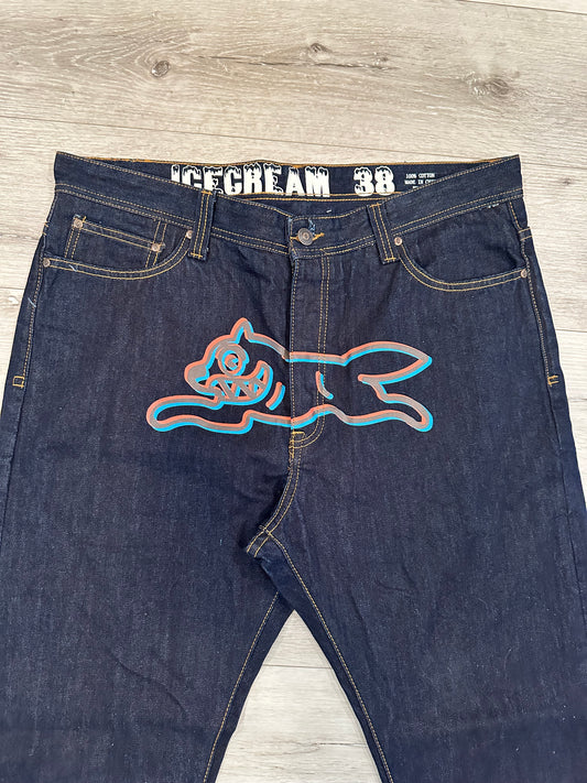 Billionaire boys club ice cream running dog jeans