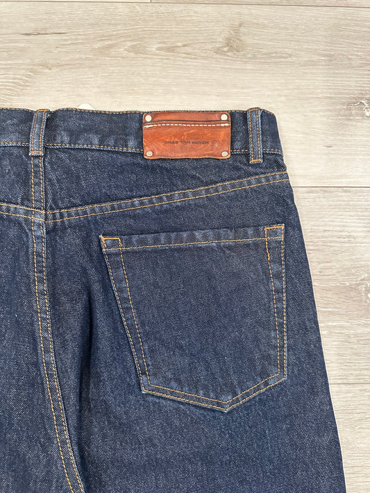 Dries van noten jeans raw denim