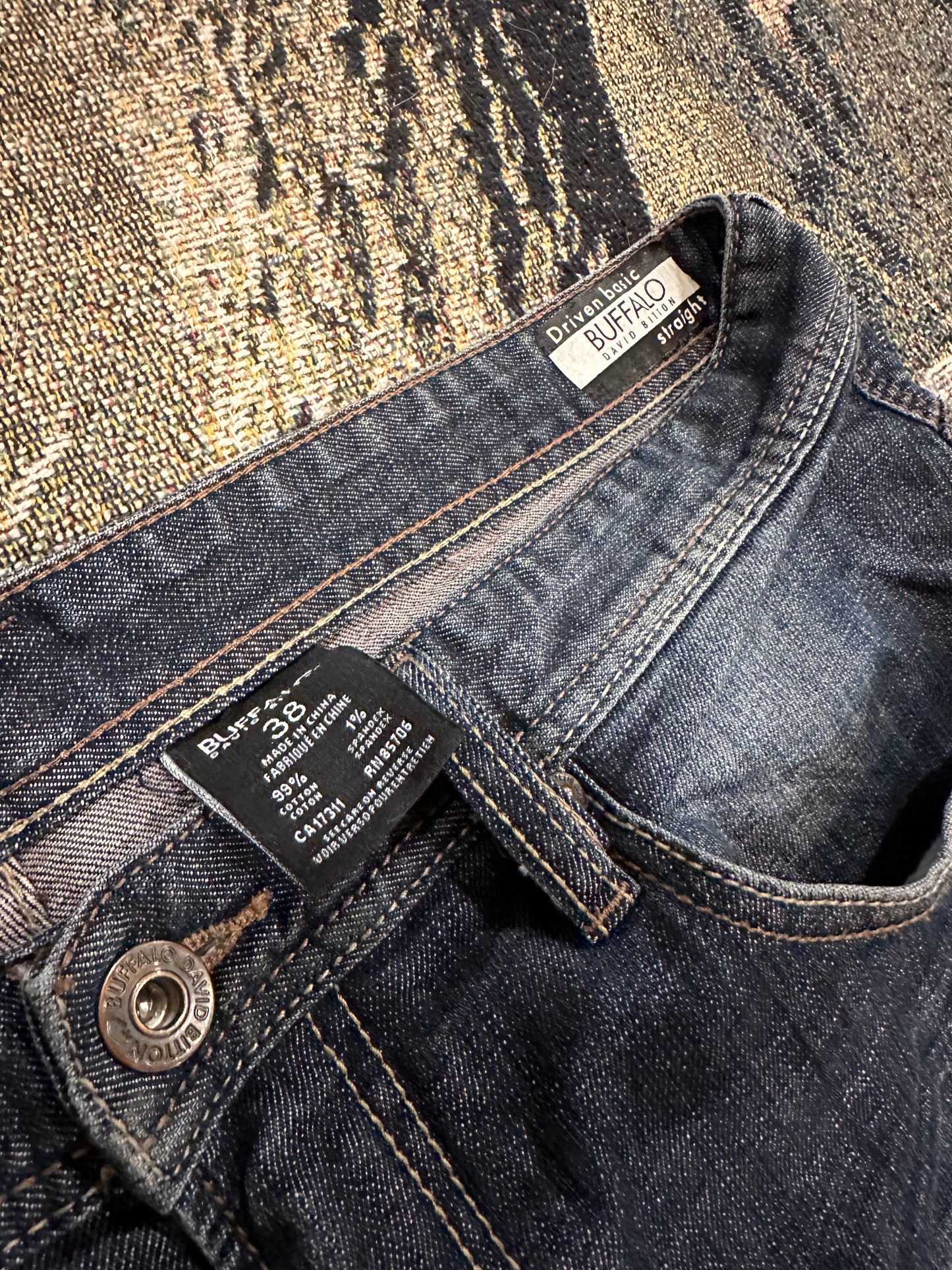 Y2k bufallo denim jeans (extra long)