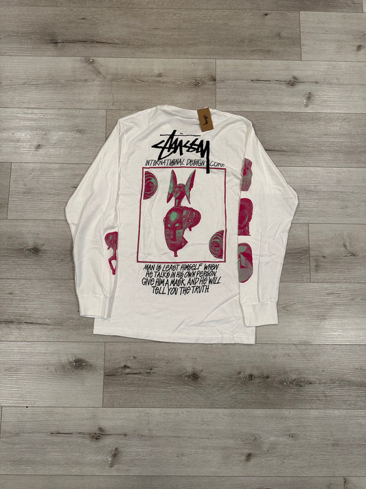 (S) STUSSY MASKED LS SHIRT 18.5x28.5