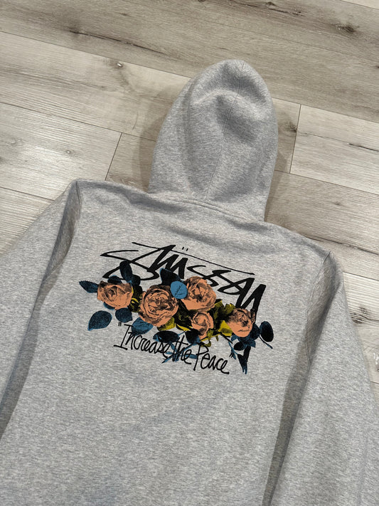 (M) STUSSY ITP ROSES HOODIE 23x26.5