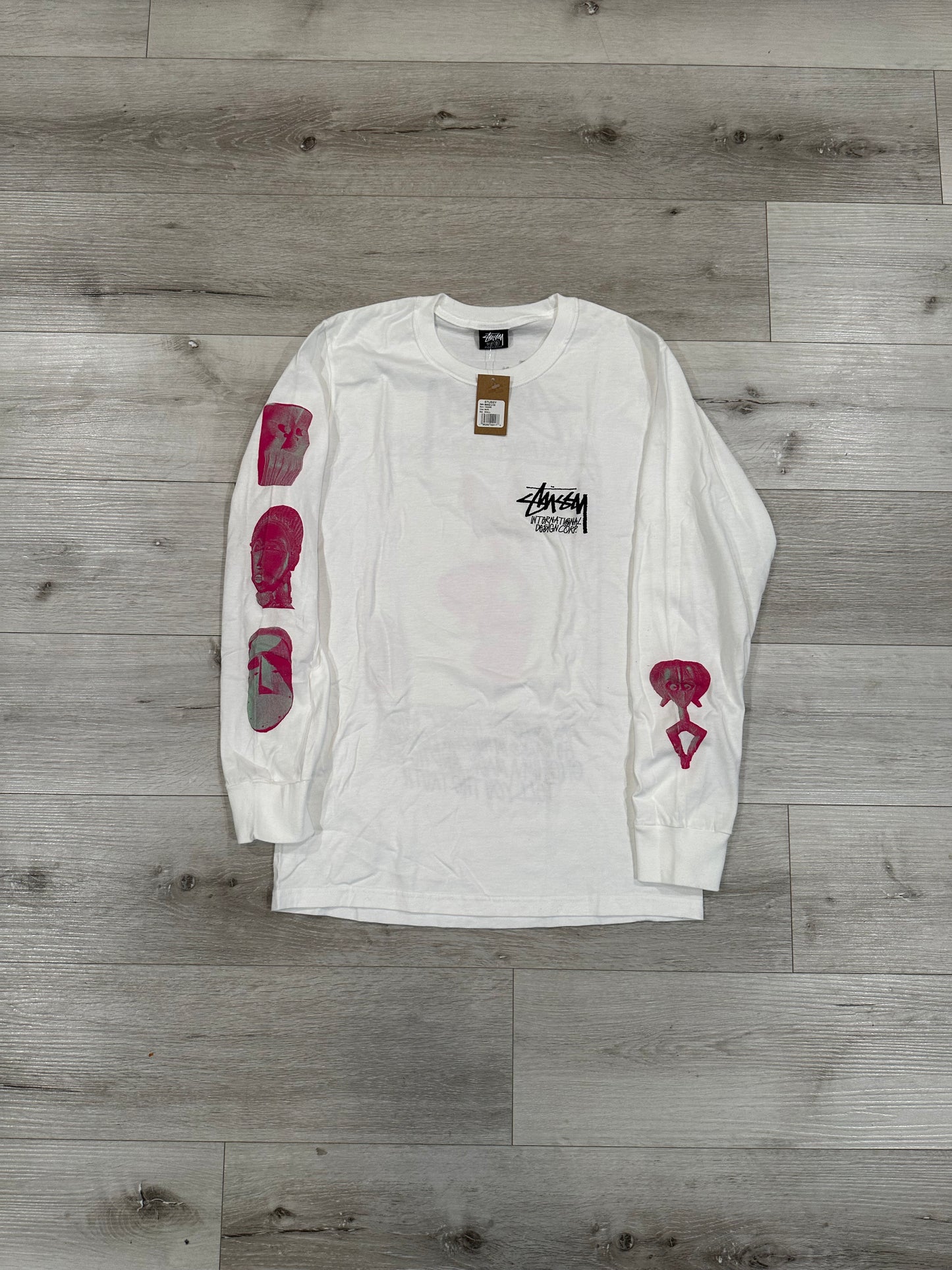 (S) STUSSY MASKED LS SHIRT 18.5x28.5