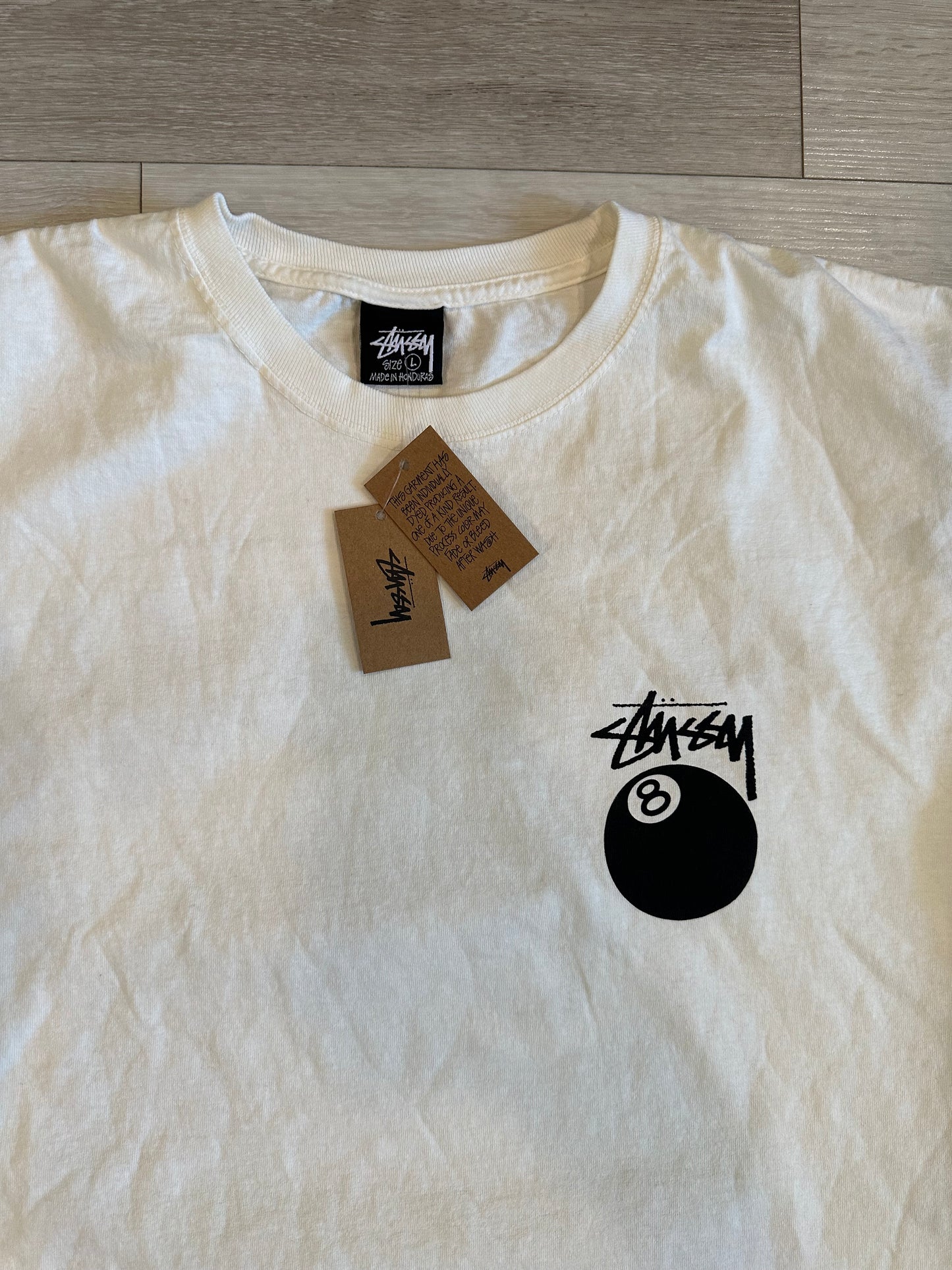 (L) Stussy 8ball shirt