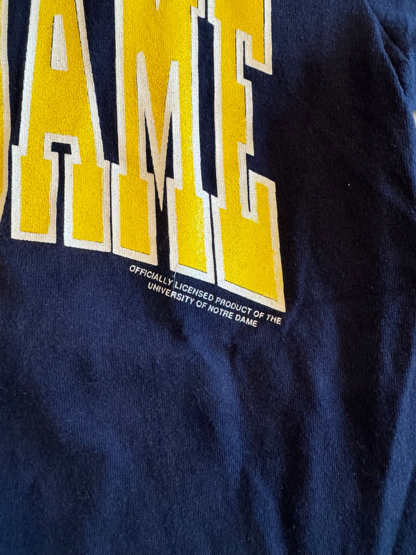 Y2K Notre Dame tee