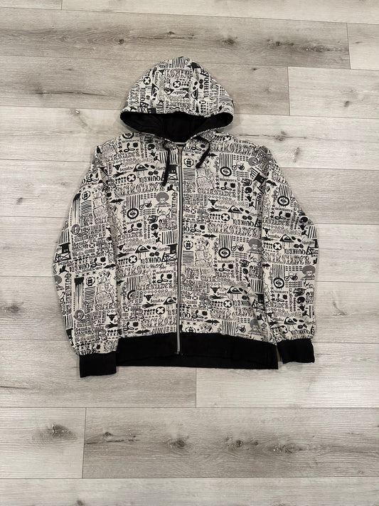 y2k quick silver zip up hoodie