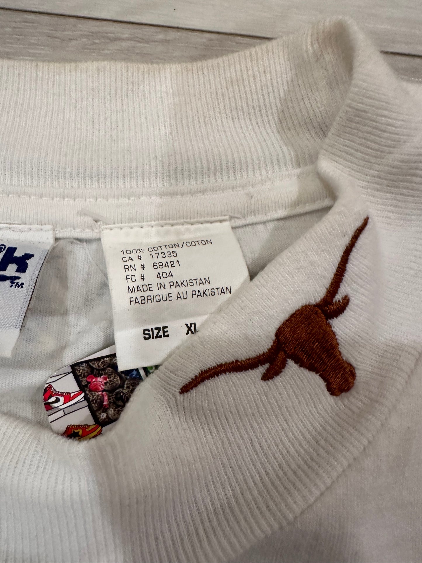 Y2k Texas long horns mock-neck longsleeve