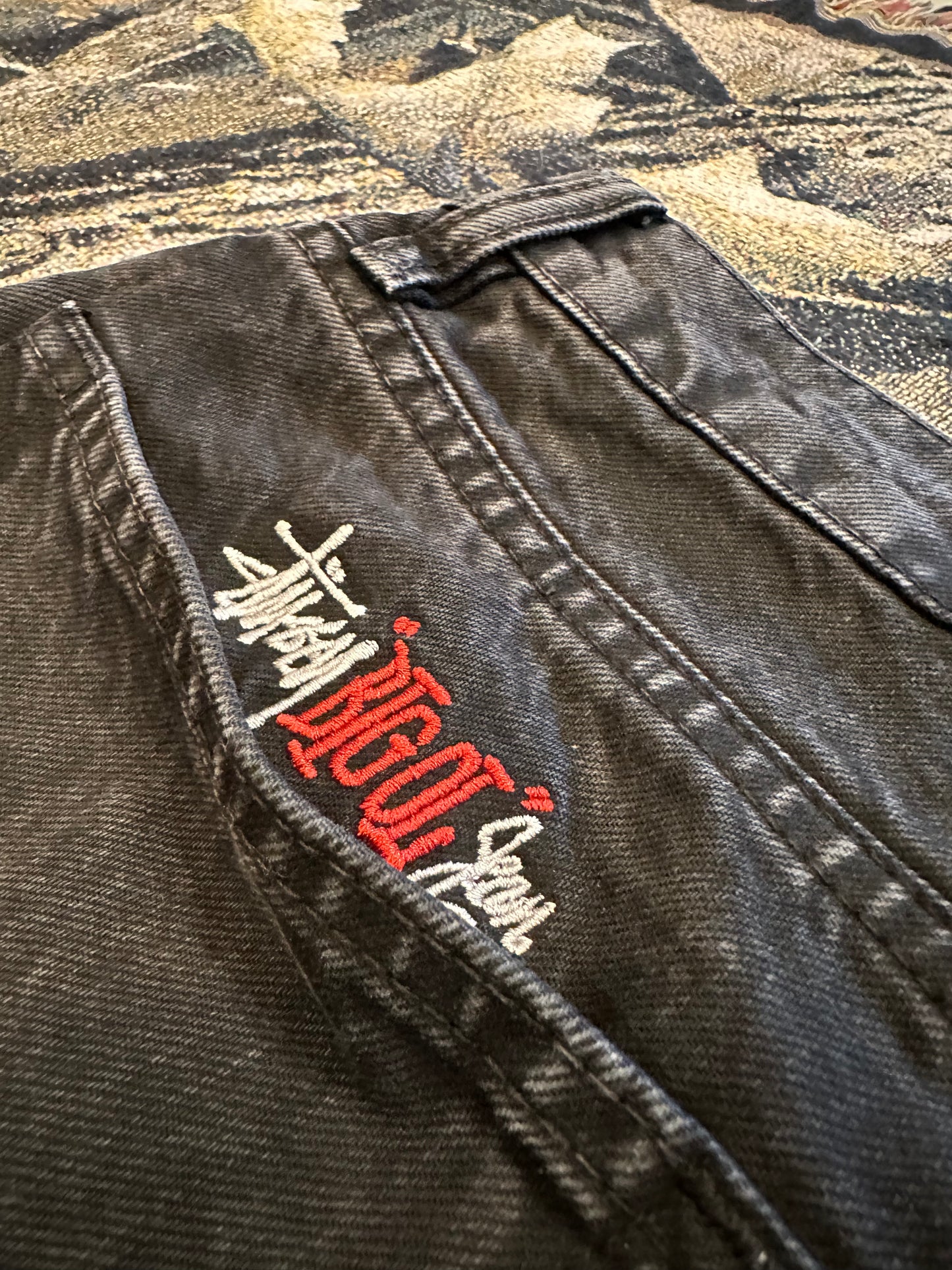 Stussy double dye big ol’ jeans