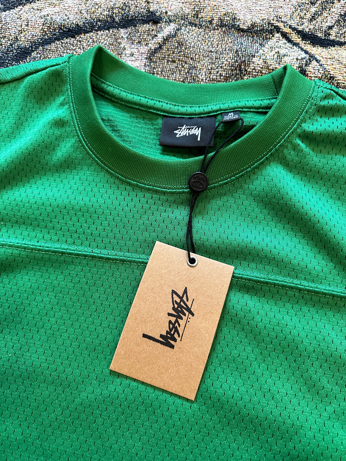 Stussy Bent Crown Mesh Football Jersey