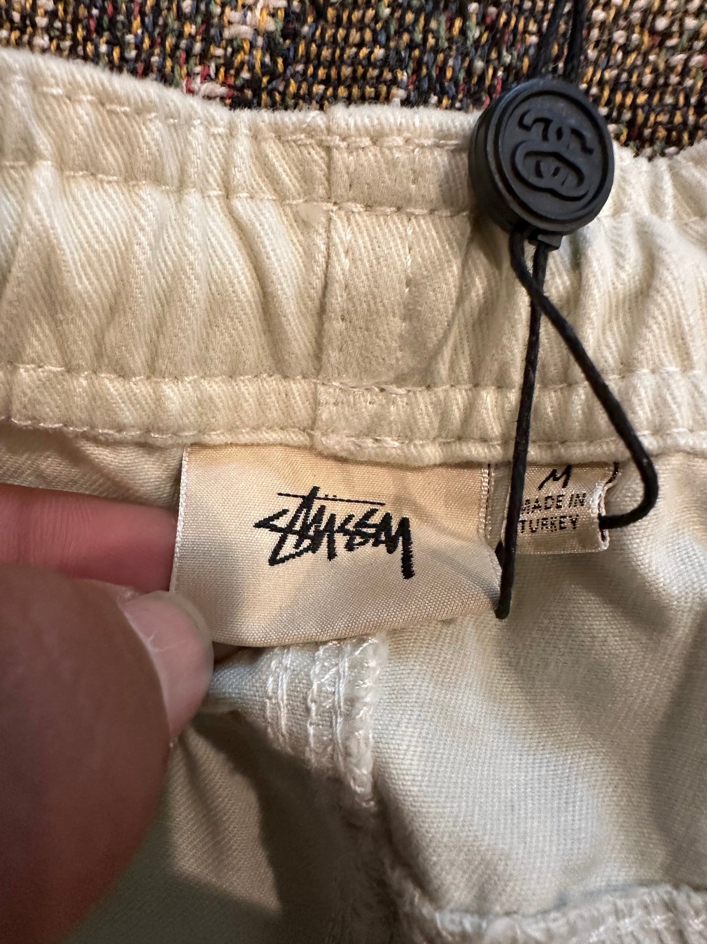 (M) Stussy brushed beach pants