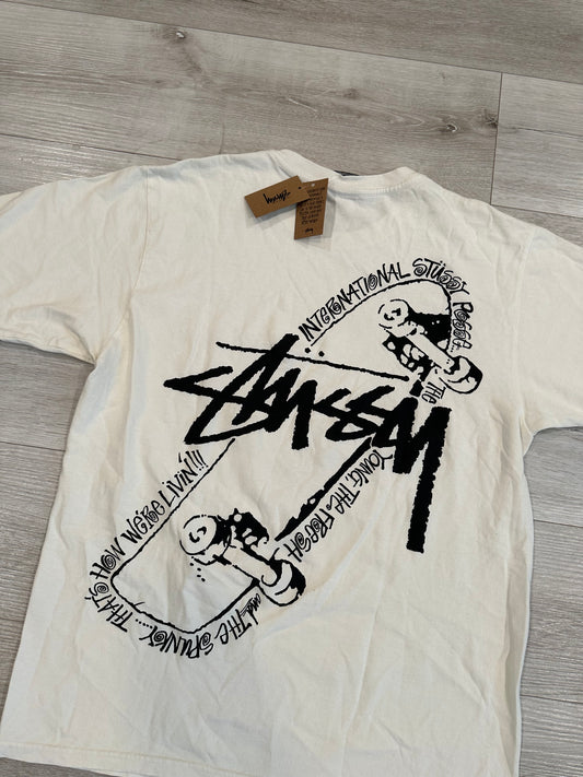(M) STUSSY SKATE POSSE SHIRT 21x27.5