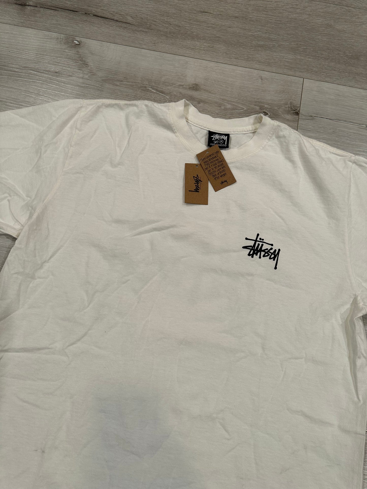(M) STUSSY SHIRT pigment dyed 21.5x28