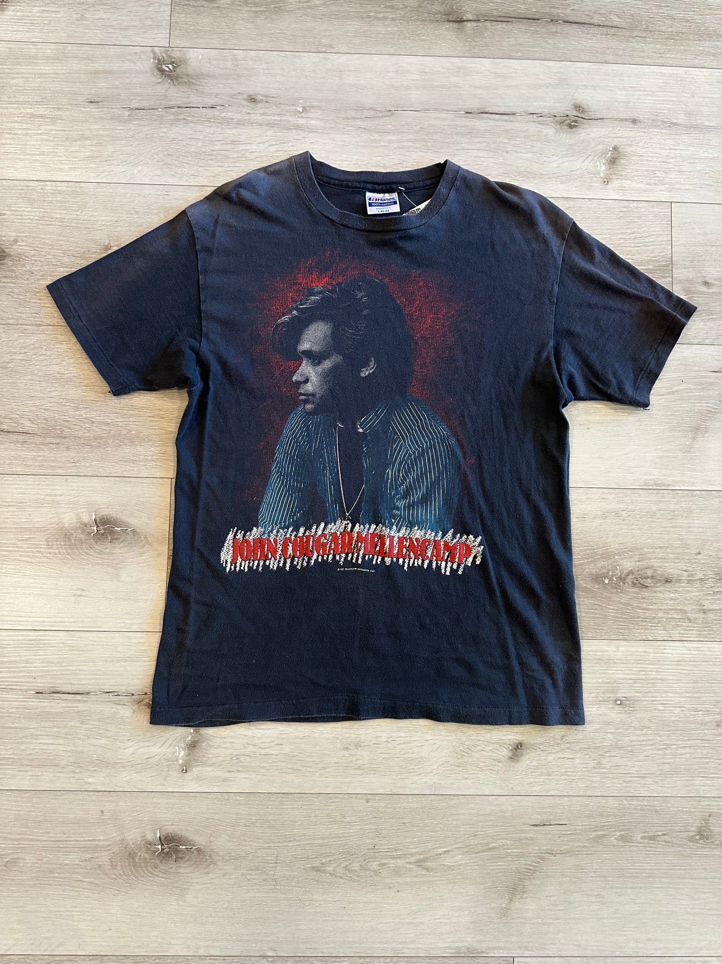 1985 John cougar Mellencamp & scarecrow tour tee