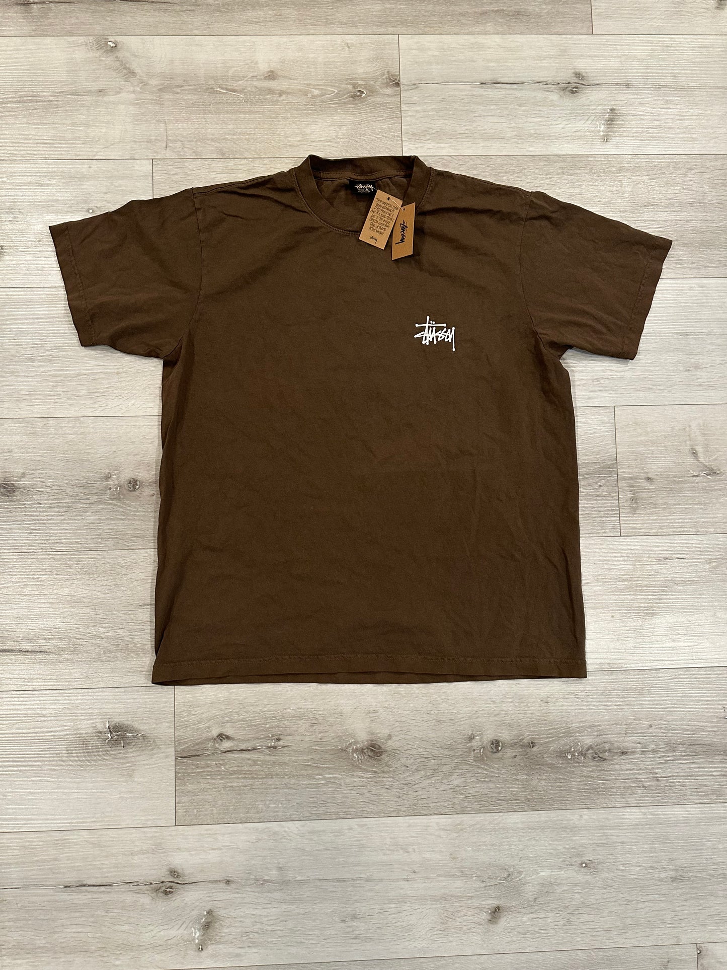 (L) STUSSY script SHIRT