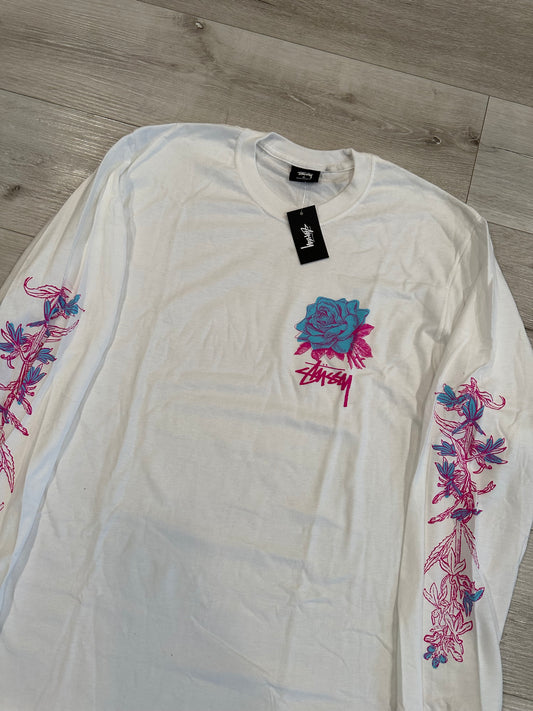 (M) STUSSY ROSEBUD LS SHIRT 21x30