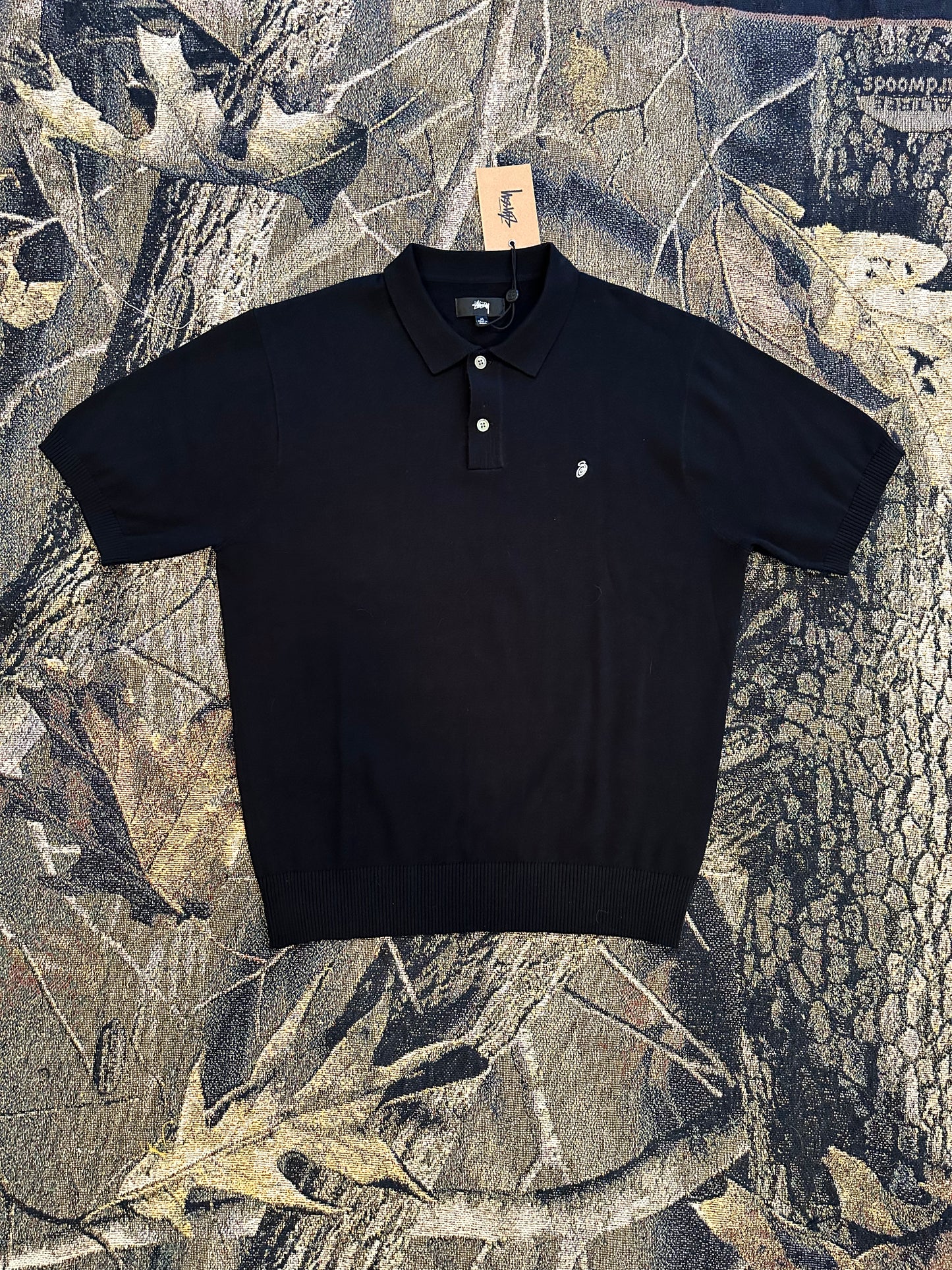 Stussy classic polo SS sweater