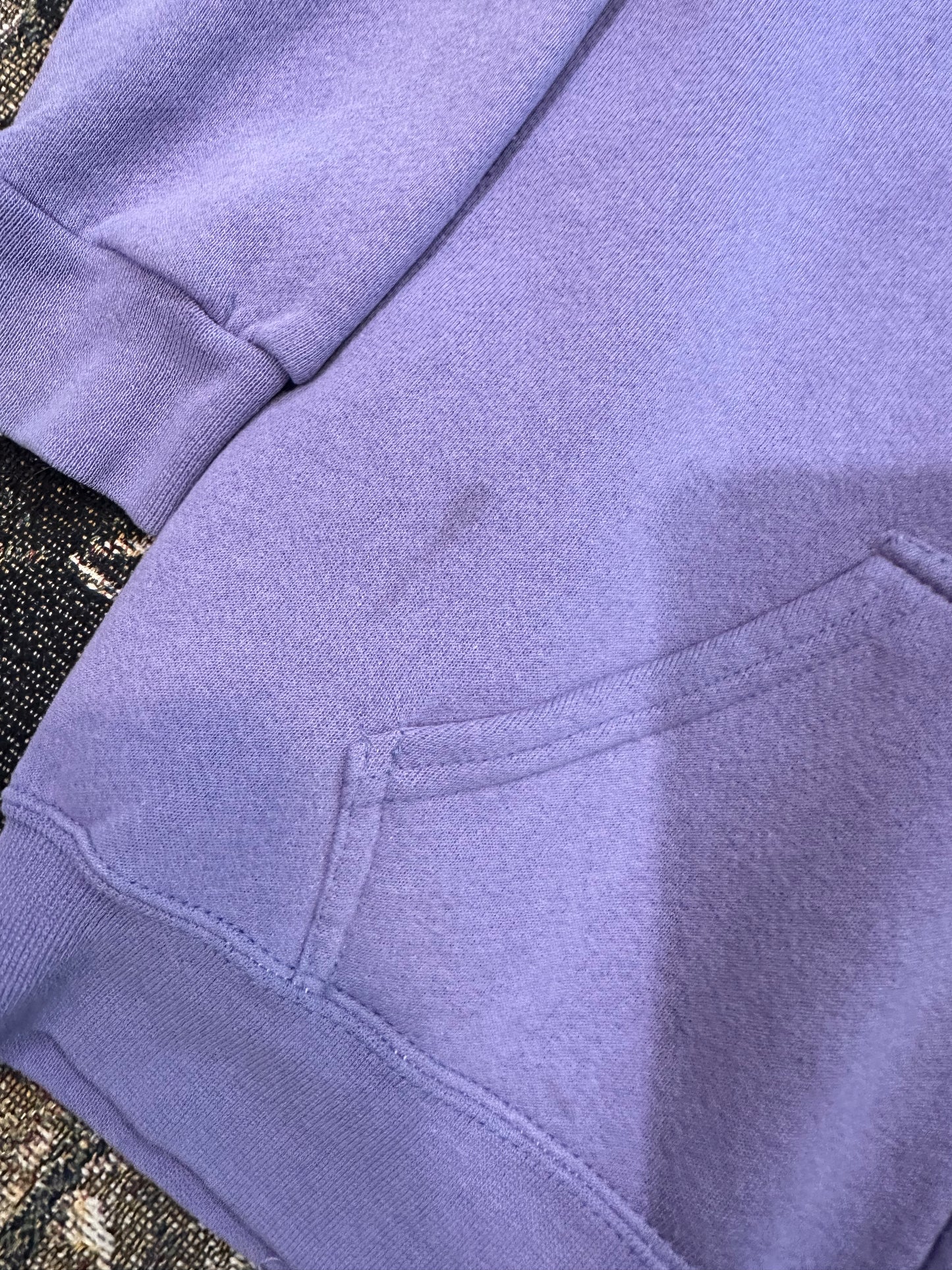 Vintage lavender tultex zip up hoodie 1990s