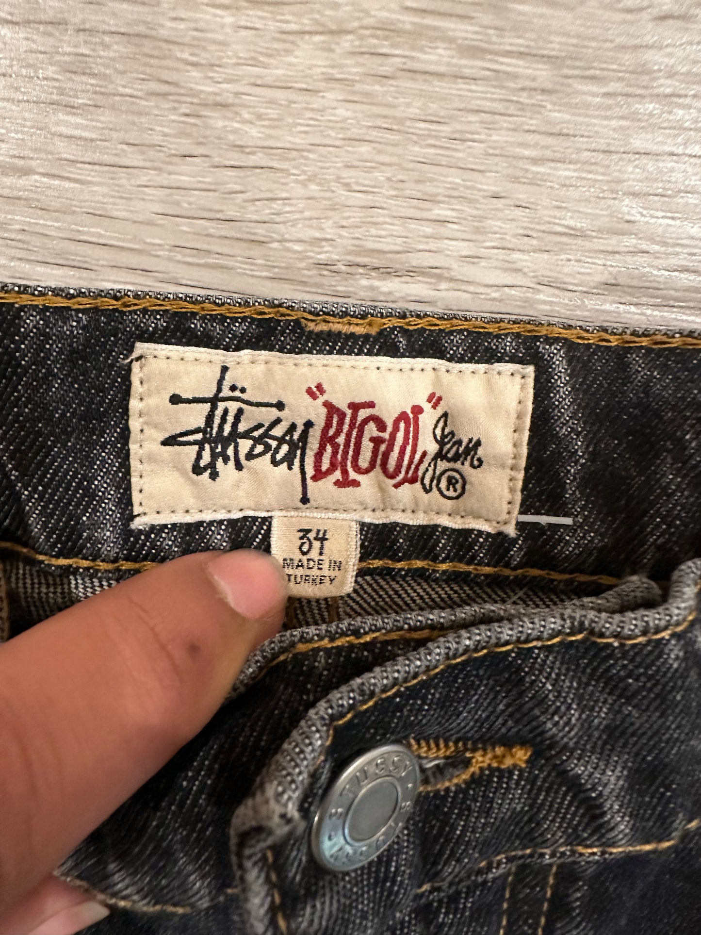 Stussy collab big ol jeans