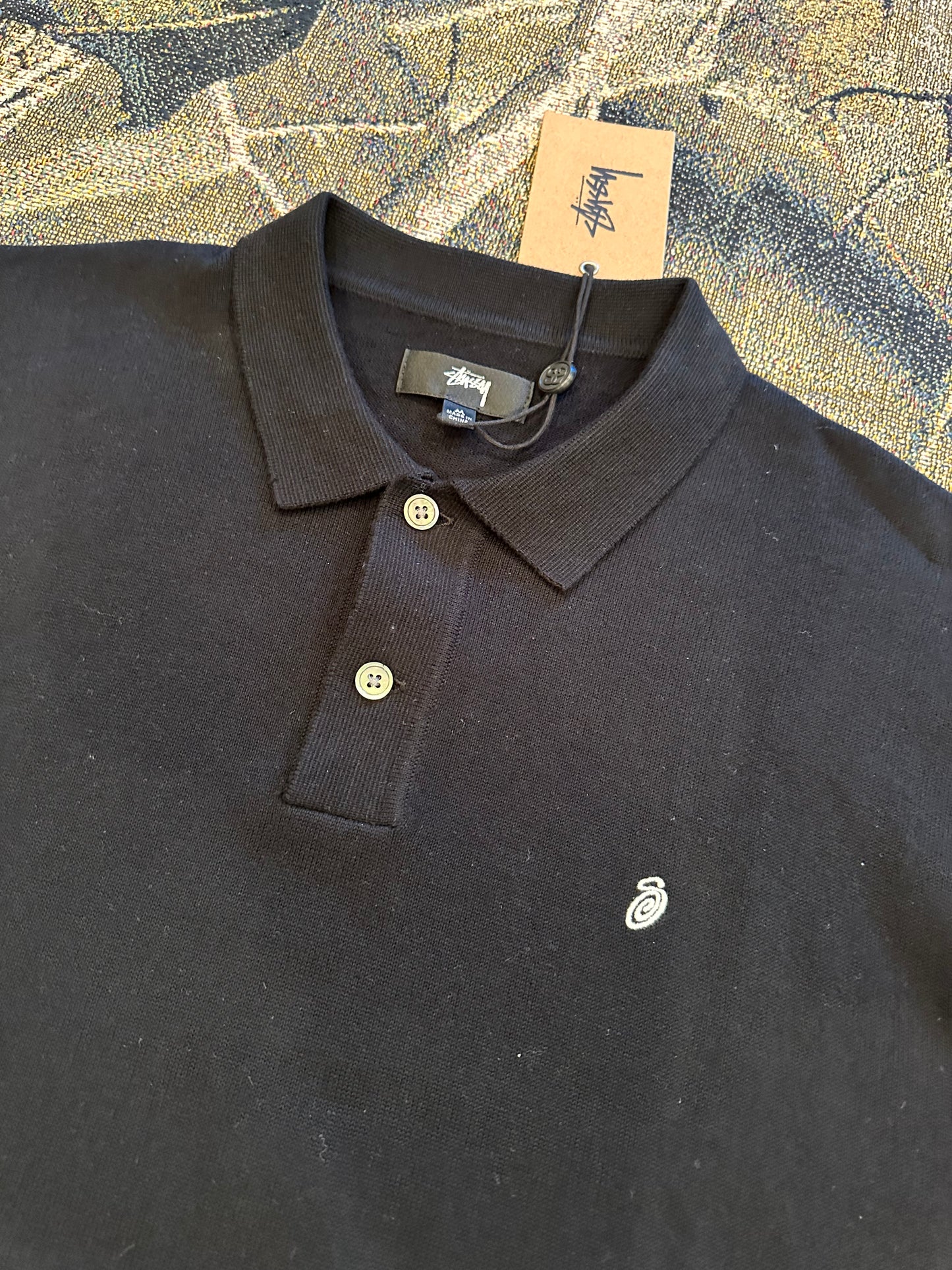 Stussy classic polo SS sweater