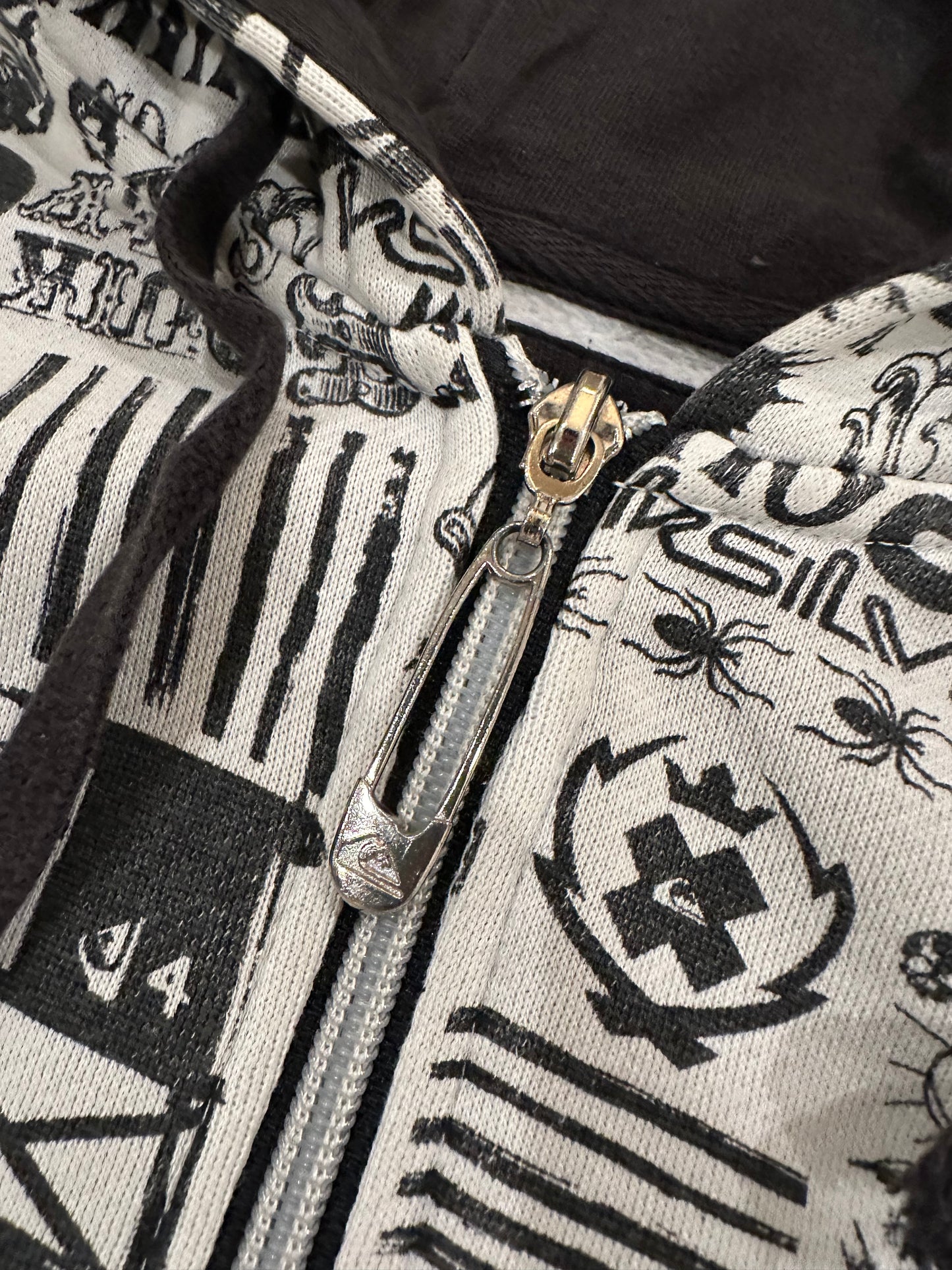 y2k quick silver zip up hoodie
