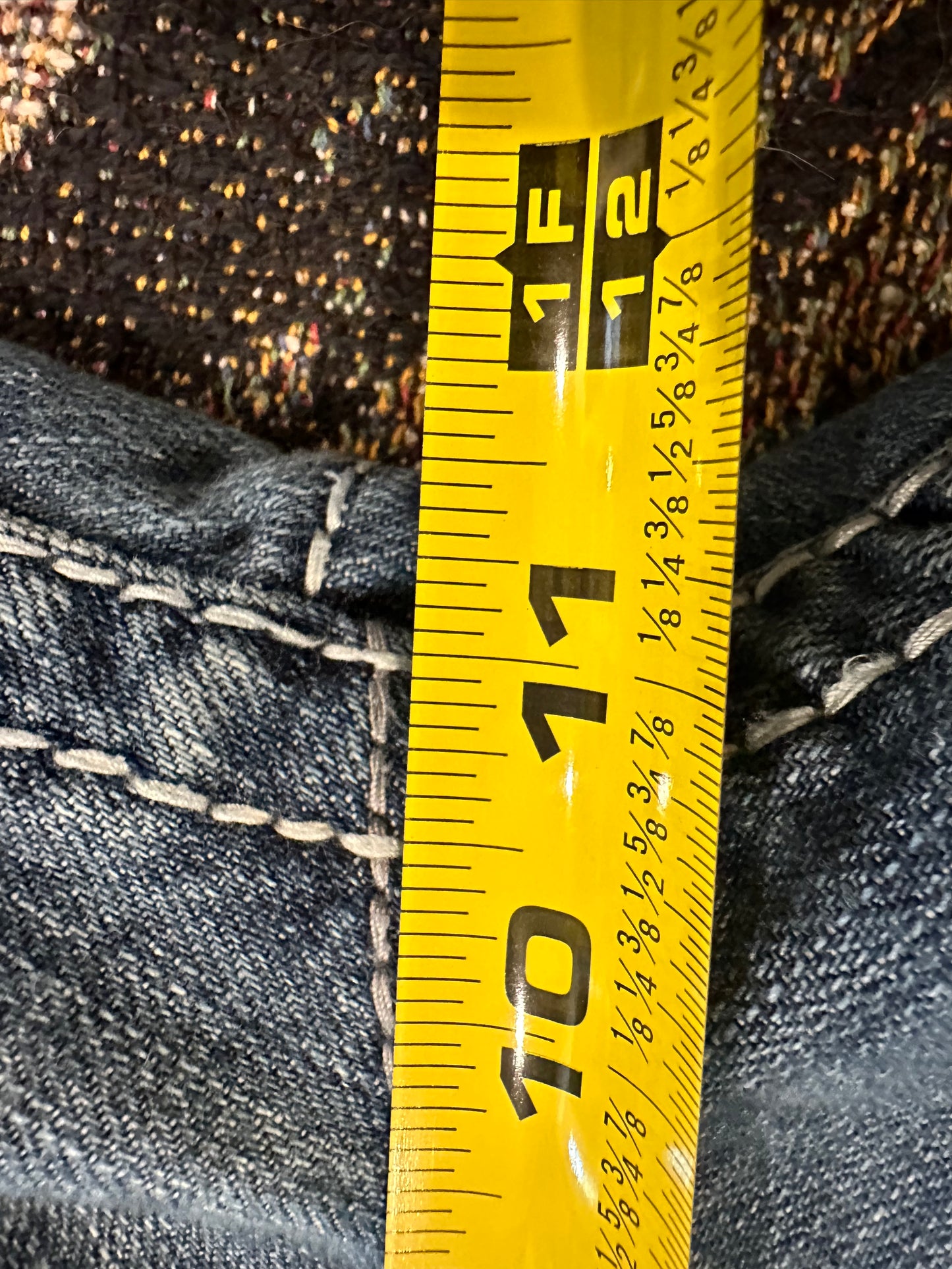 Y2k silver denim jeans