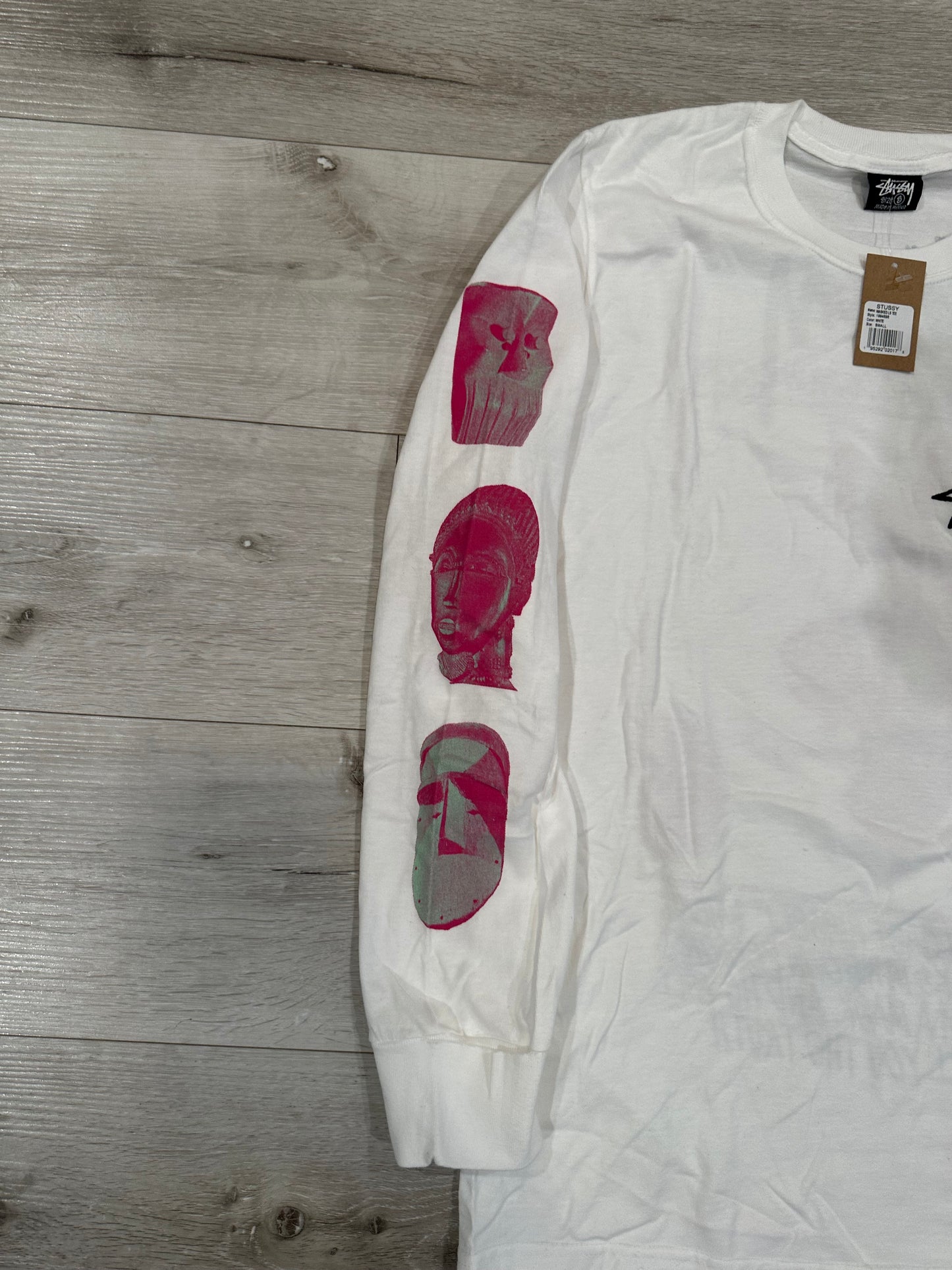 (S) STUSSY MASKED LS SHIRT 18.5x28.5