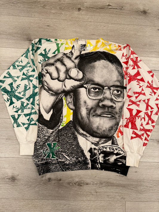 Vintage 90s Malcolm X sweatshirt