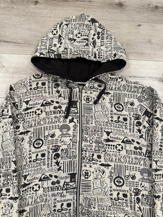 y2k quick silver zip up hoodie
