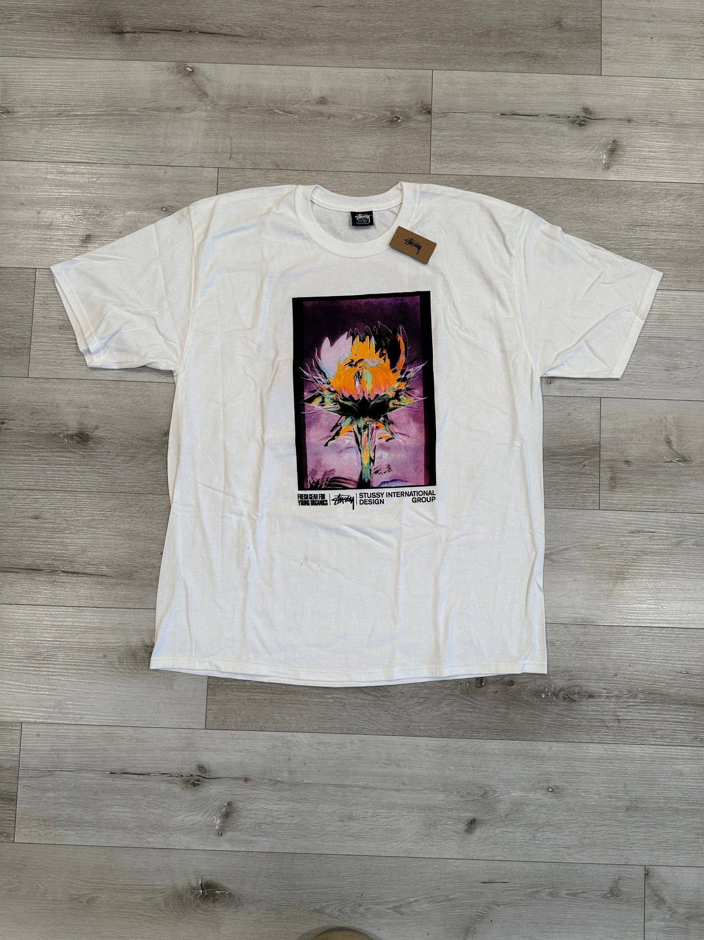 (XL) STUSSY YOUNG ORGANICS SHIRT 24x31.5