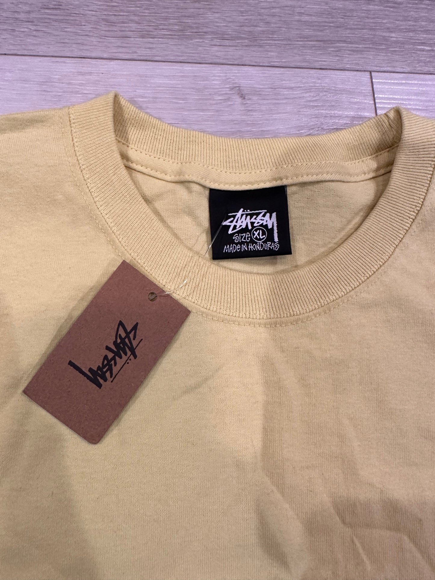 (XL) STUSSY EMBROIDERED SHIRT