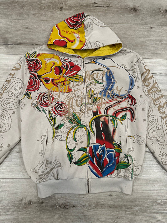 Christian audigier ed hardy zip up hoodie