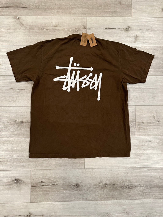 (L) STUSSY script SHIRT