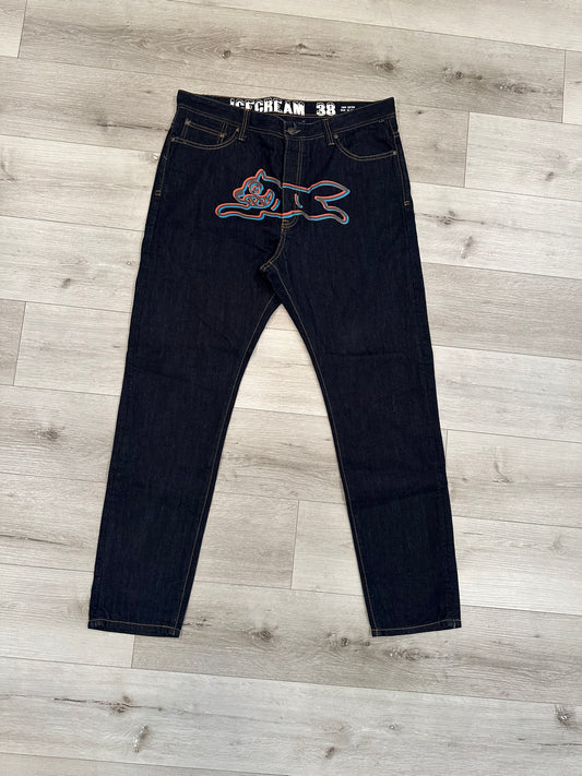 Billionaire boys club ice cream running dog jeans