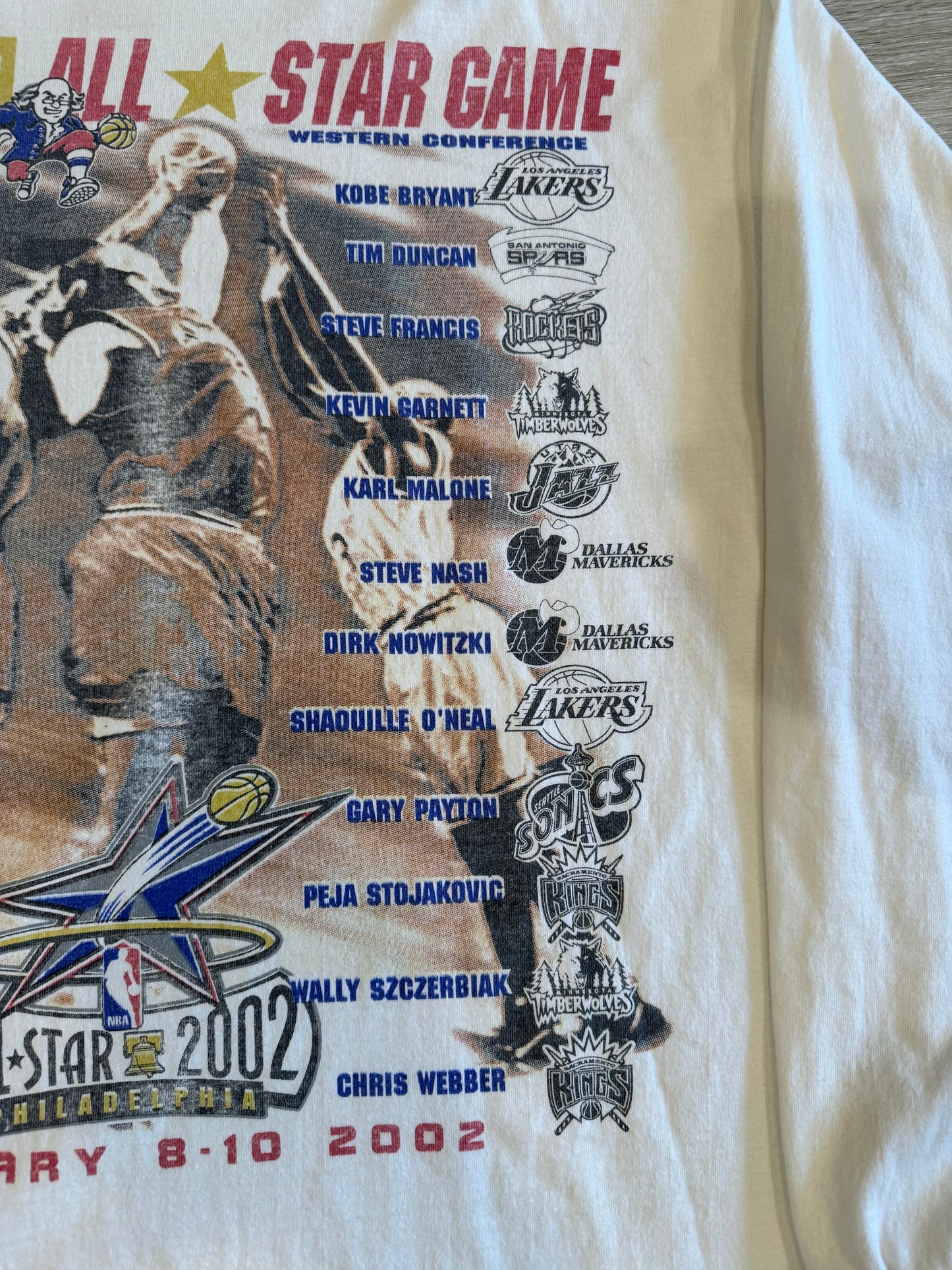 2002 NBA ALL STAR GAME TEE