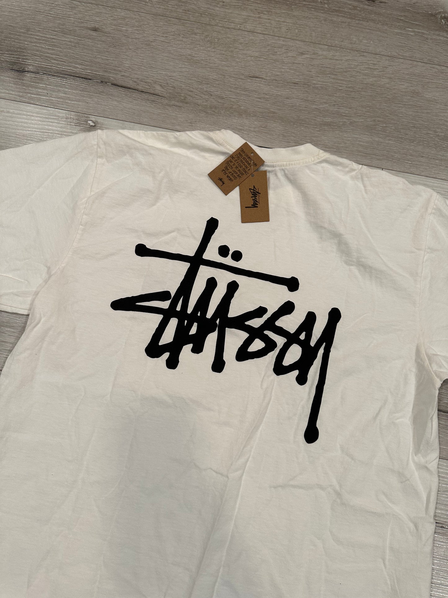 (M) STUSSY SHIRT pigment dyed 21.5x28