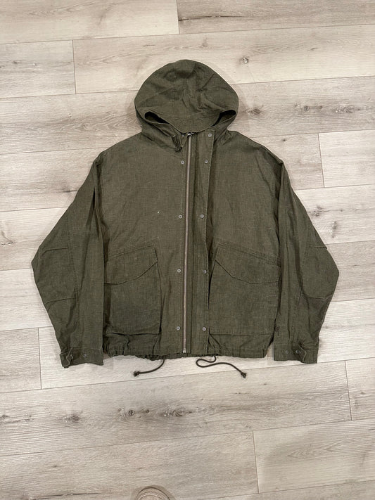 Stussy SHORT PARKA WAXED LINEN