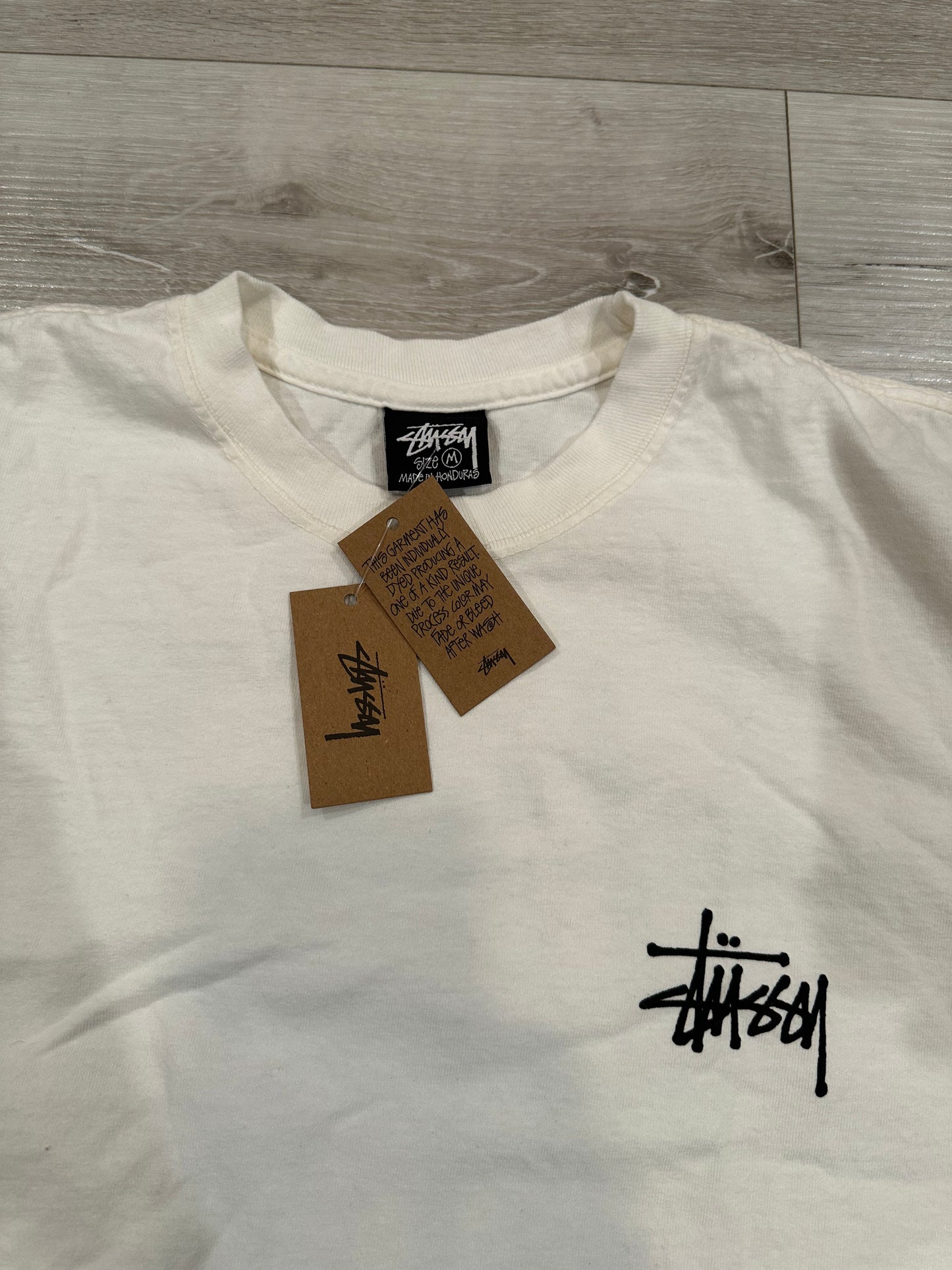 (M) STUSSY SHIRT pigment dyed 21.5x28